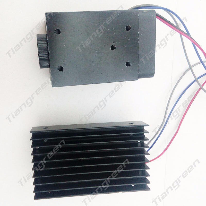 Focusable 1.6W laser module 450nm Blue diode 12V with TTL Driver 63*40*40mm - Image 2