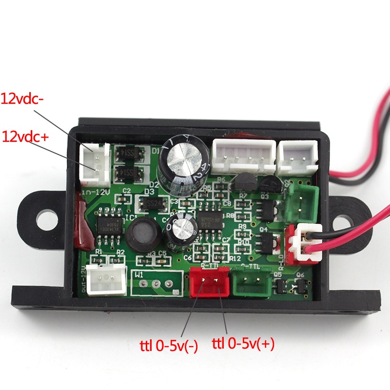 Focusable 150mW 650nm 655nm 660nm Red Laser Module Diode with 12V TTL - Image 4