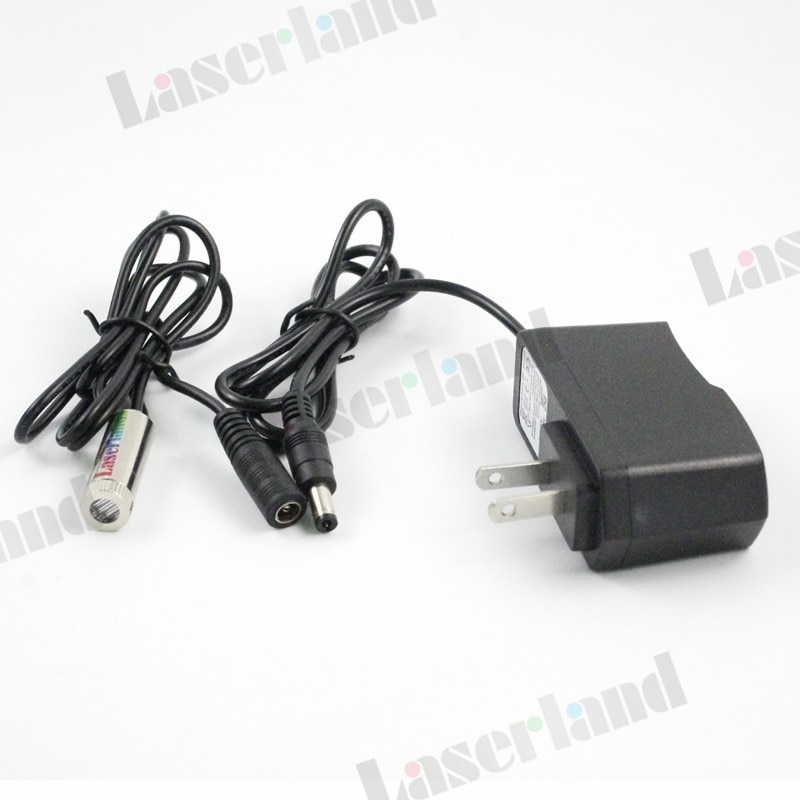 Focusable 20mW 405nm Blue Violet Laser Line Diode Module Blu-Ray with AC adapter - Image 5