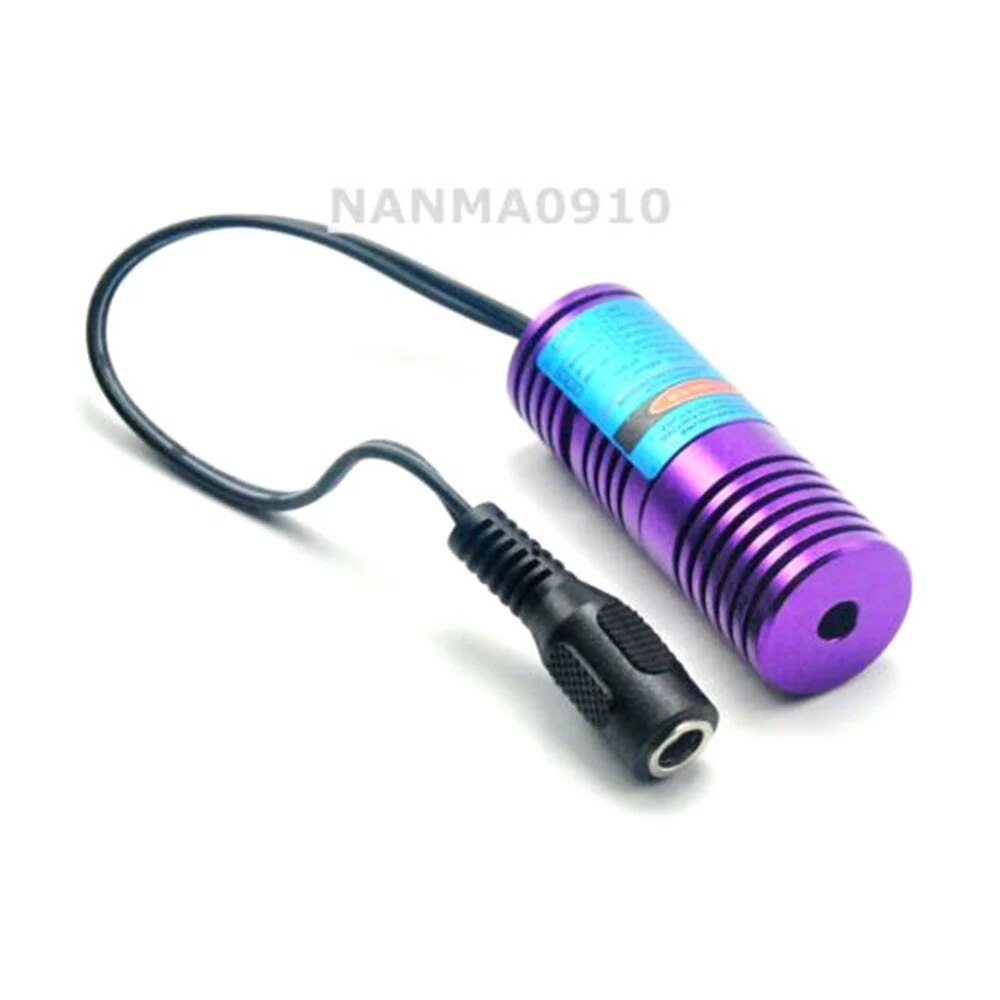 Focusable 445nm 450nm 50mW Blue 20x58mm Laser Diode Module w/ 5V Power Dot Lazer - Image 2