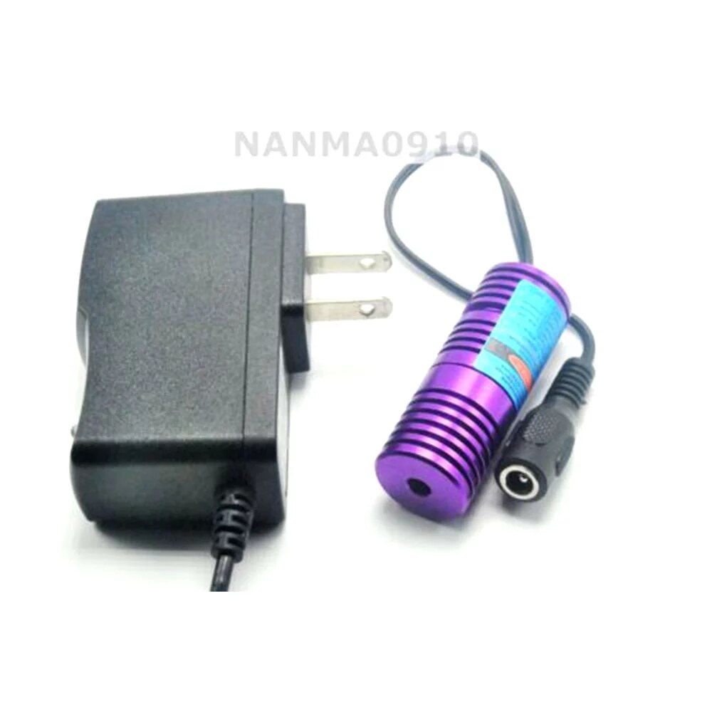 Focusable 445nm 450nm 50mW Blue 20x58mm Laser Diode Module w/ 5V Power Dot Lazer - Image 3
