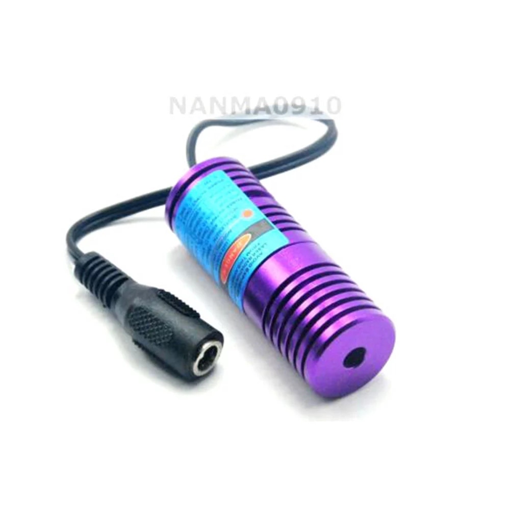 Focusable 445nm 450nm 50mW Blue 20x58mm Laser Diode Module w/ 5V Power Dot Lazer - Image 4