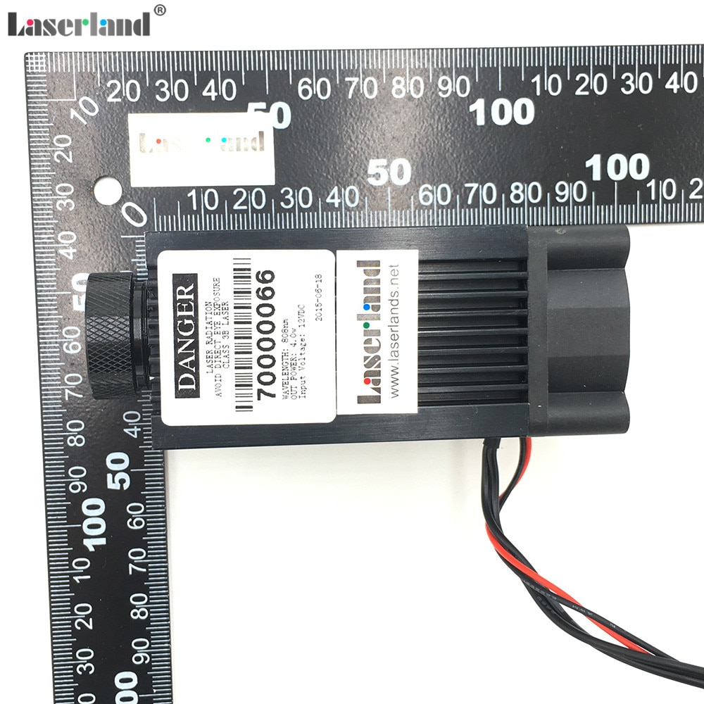 Focusable 4W 808nm 810nm Infrared IR Laser Diode Module 5V Power Supply TTL - Image 2