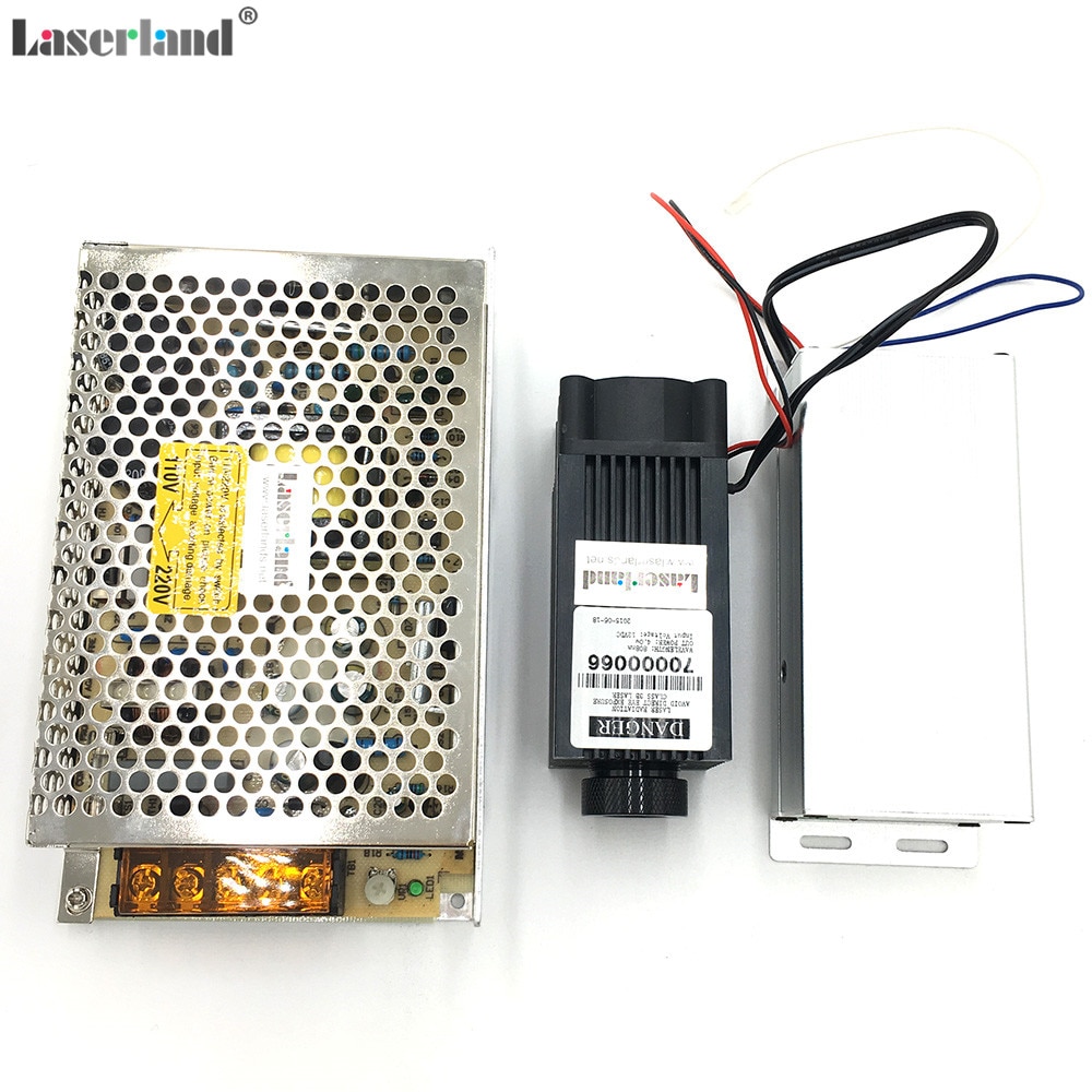 Focusable 4W 808nm 810nm Infrared IR Laser Diode Module 5V Power Supply TTL