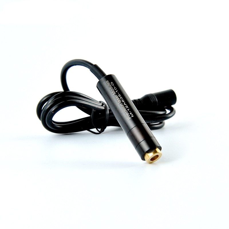 Focusable 635nm 5wm-10mw Orange-Red 12x55mm Laser Diode Module with AC Adapter & Heatsink - Image 3