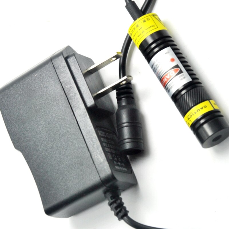 Focusable 648nm 650nm 100mW Red Laser Diode Module 16x68mm Cross Shape with 5V Adapter - Image 3