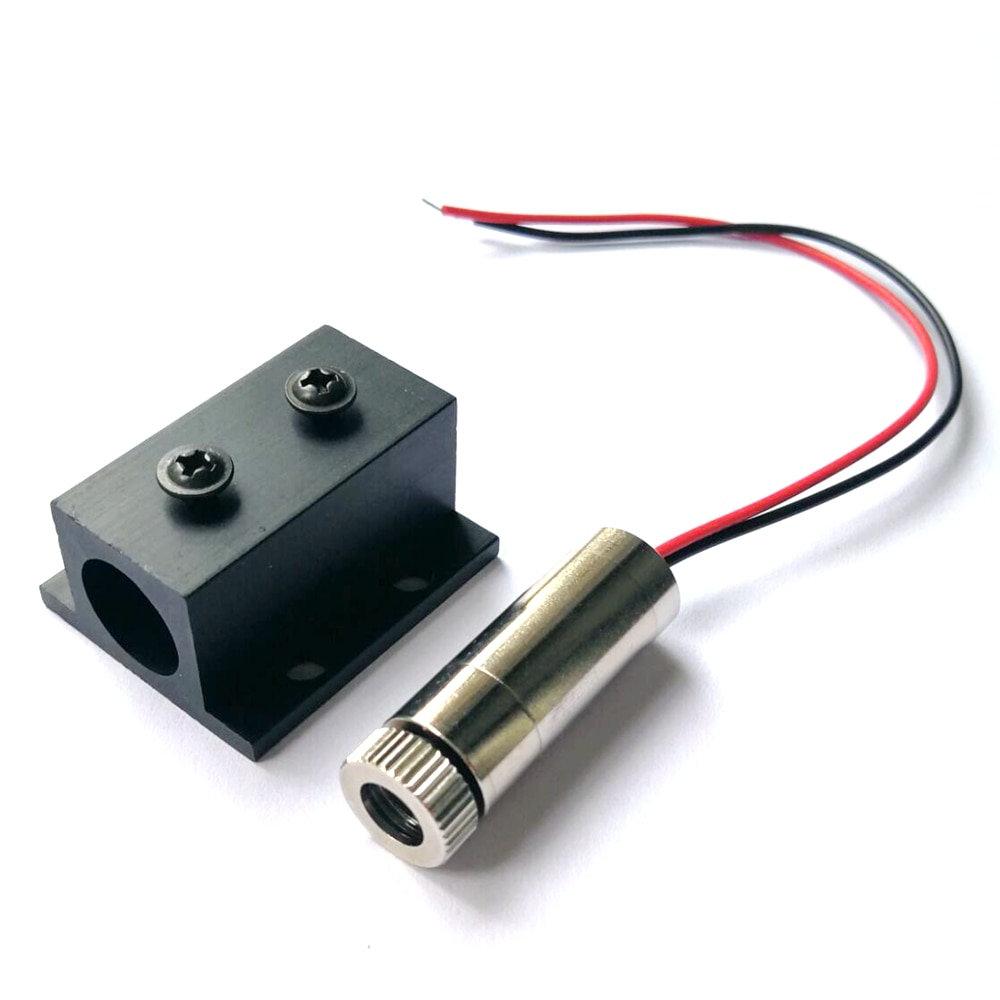 Focusable 650nm 30mW Red Line Laser Diode Module Positioning Lights 12x30mm W 12mm Heatsink - Image 3