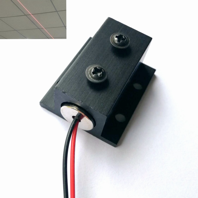 Focusable 650nm 30mW Red Line Laser Diode Module Positioning Lights 12x30mm W 12mm Heatsink