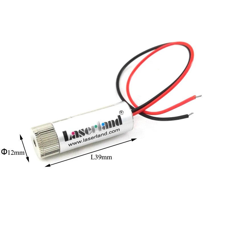 Focusable 650nm 5mW Red Laser Diode Module High Quality Line 3-5VDC 110 degree Cylinder Glass Lens - Image 5