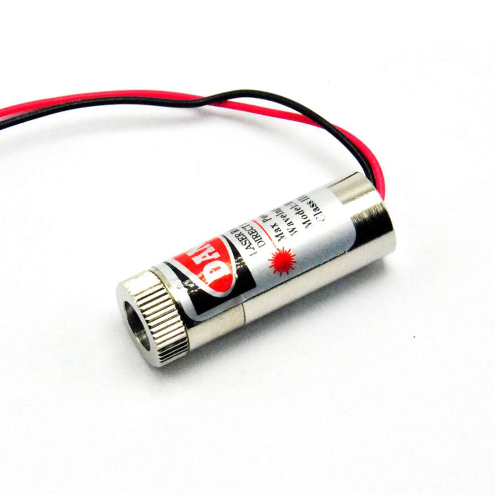 Focusable 650nm 5mw 3-5v Red Laser Module Diode with Driver and Plastic Lens (cross shape) - Image 5