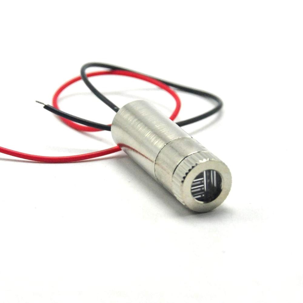 Focusable 650nm 5mw 3-5v Red Laser Module Diode with Driver and Plastic Lens (cross shape)