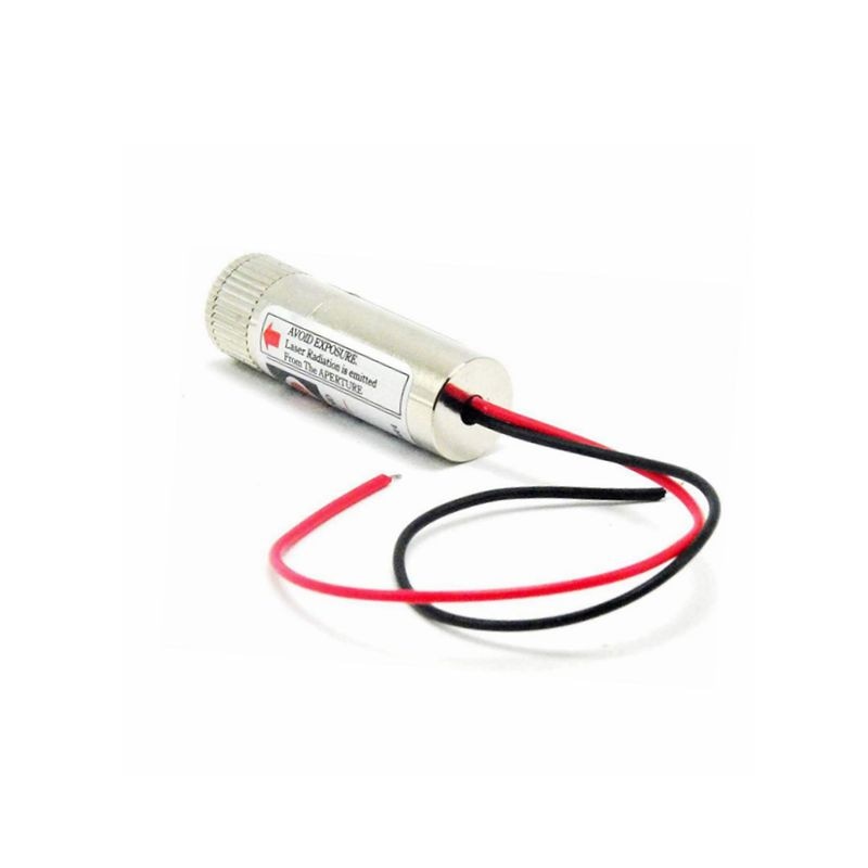 Focusable 650nm 5mw Red Laser Diode Module Line Shape with Glass Lens 12x40mm - Image 3