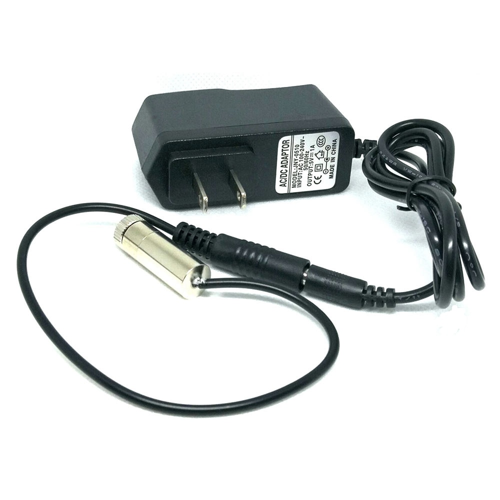 Focusable 650nm 660nm 200mw Dot/Line/Cross Red Laser Module w 12mm Heatsink 5V Power Adapter - Image 2