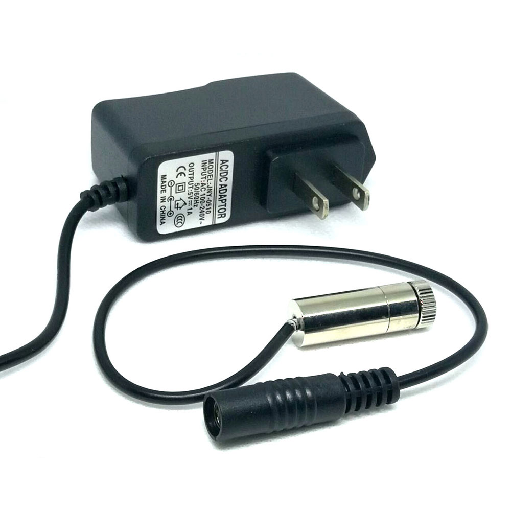 Focusable 650nm 660nm 200mw Dot/Line/Cross Red Laser Module w 12mm Heatsink 5V Power Adapter - Image 3