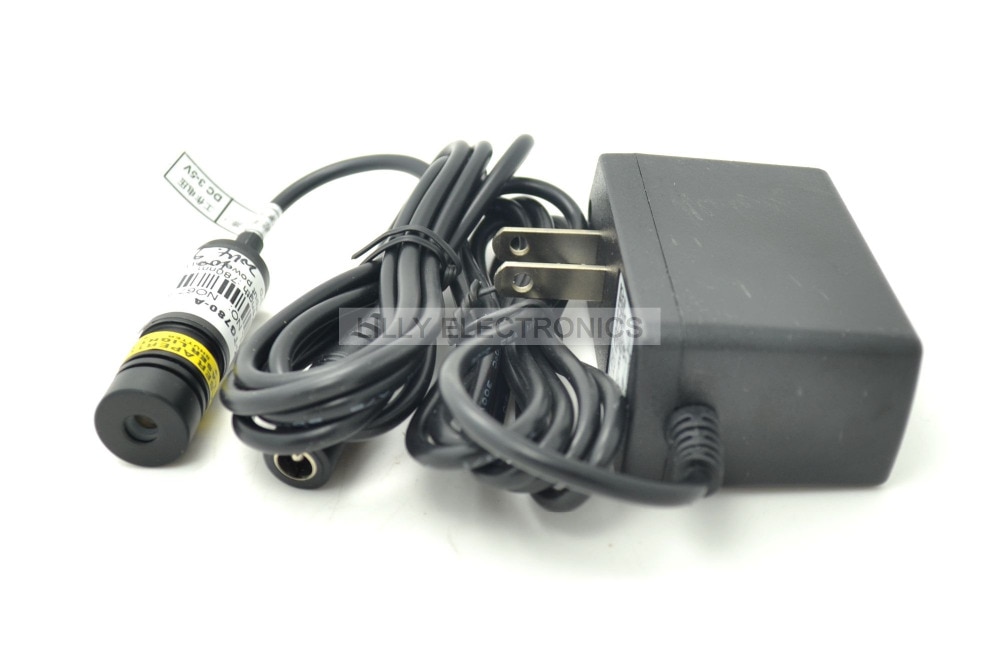 Focusable 780nm 100MW IR Infrared Laser Diode Module Laser Cross 14.5x45mm and Power Adapter and Mount Holder - Image 2