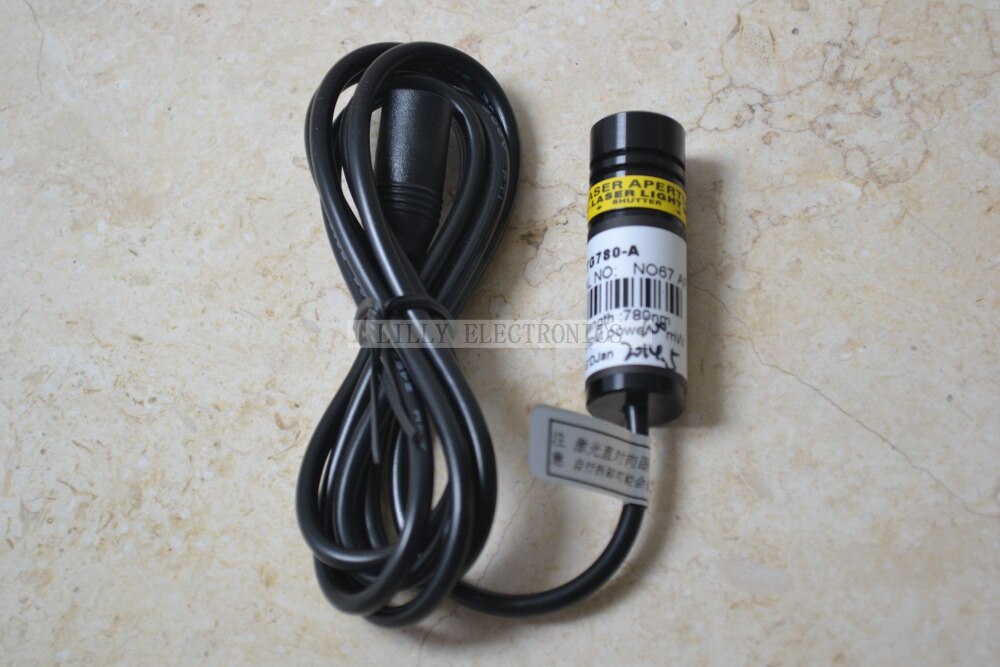 Focusable 780nm 100MW IR Infrared Laser Diode Module Laser Line 14.5x45mm