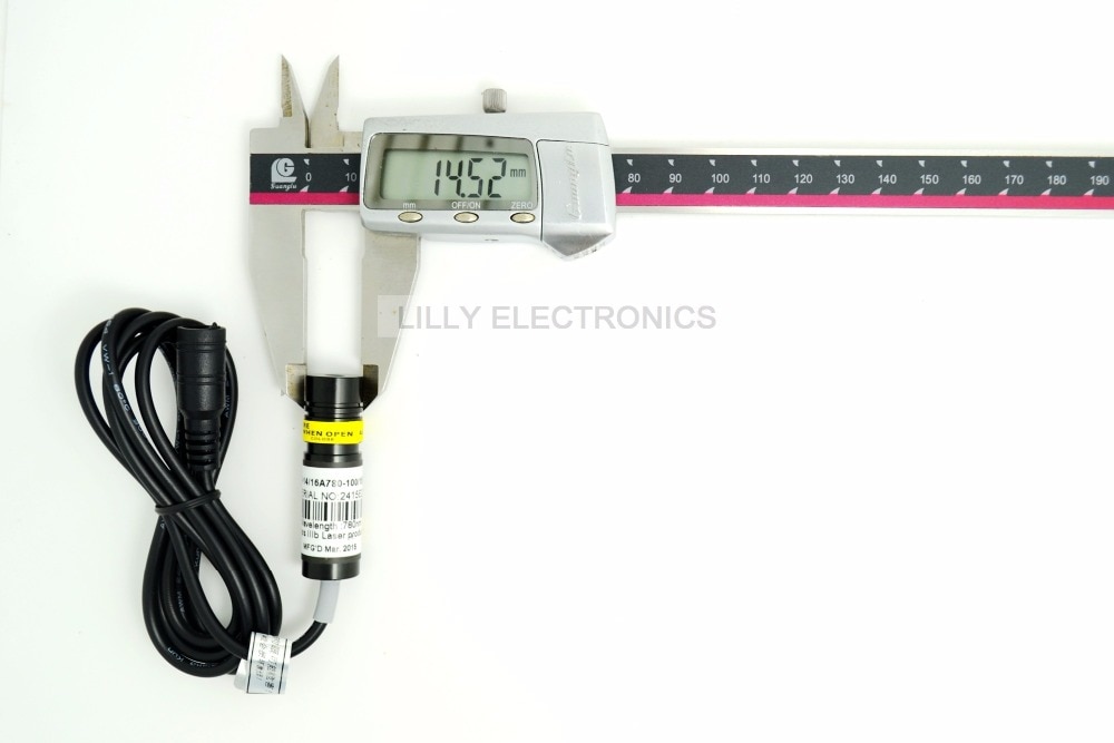 Focusable 780nm 100MW IR Infrared Laser cross 14.5x45mm Diode Module Lazer - Image 4