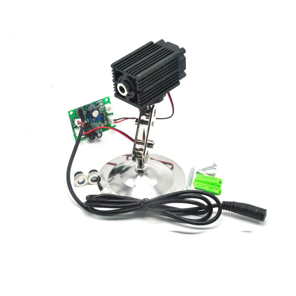 Focusable 808nm 200mW Infrared IR Laser Diode Dot/Line/Cross Module w/ holder and 12V 1A Adapter TTL modulation
