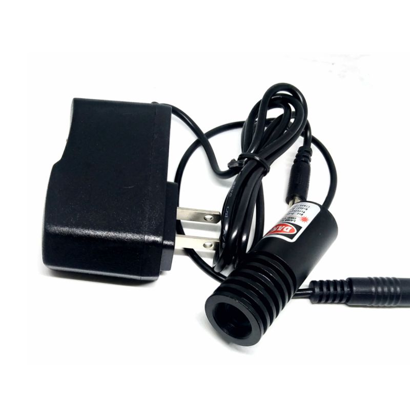 Focusable 850nm 100mW IR Infrared Laser Diode Dot Module 22x60mm 5V AC Adapter Two Axis Mount Holder - Image 2