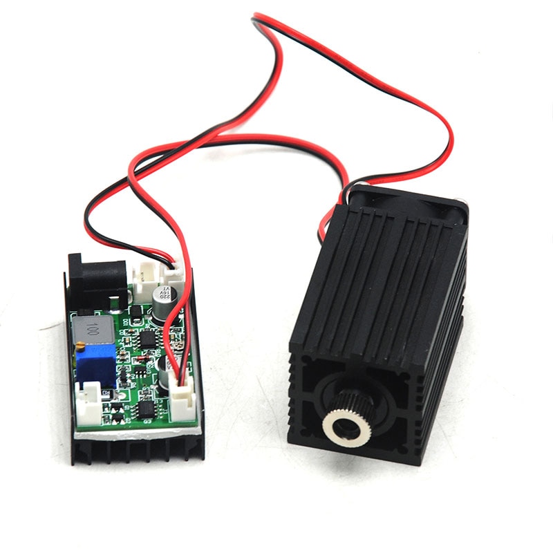 Focusable 850nm 1W 1000mw IR Infrared Diode Laser Adjusted Dot Module Long time working 3350mm 12V w/ Fan Cooling TTL Modulation - Image 2