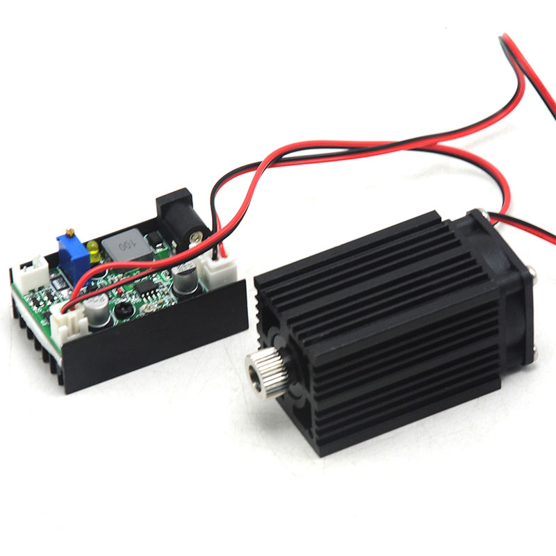 Focusable 850nm 1W 1000mw IR Infrared Diode Laser Adjusted Dot Module Long time working 3350mm 12V w/ Fan Cooling TTL Modulation - Image 3