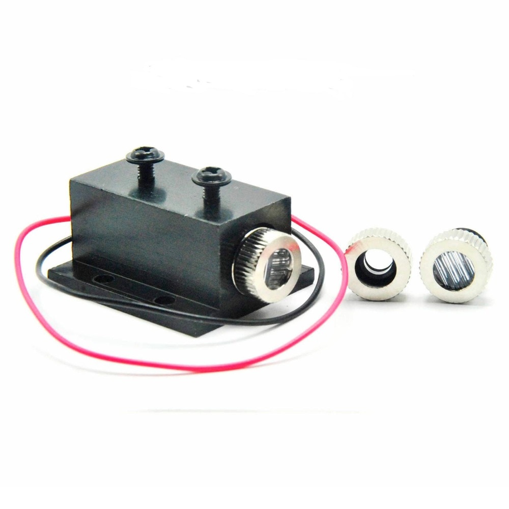 Focusable 850nm 3.5mw 3.7V-4.2V IR Infrared Diode Laser Dot/Line/Cross Module w/ Black Heatsink