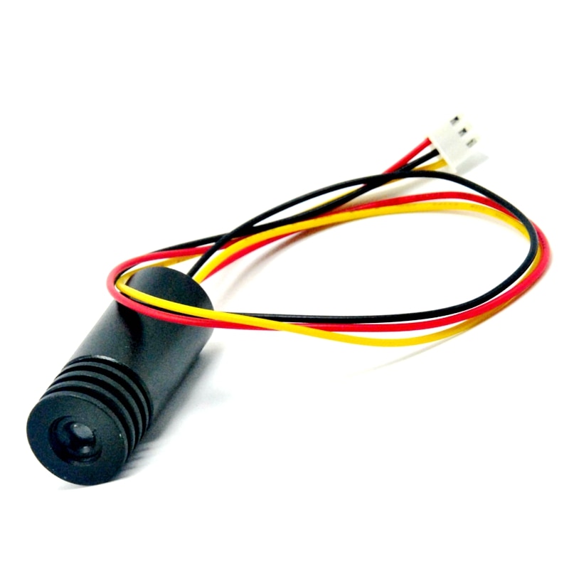 Focusable 850nm 30mW Infrared IR Laser Diode Dot Module w/TTL 0-15KHz 18x45mm 5V DC