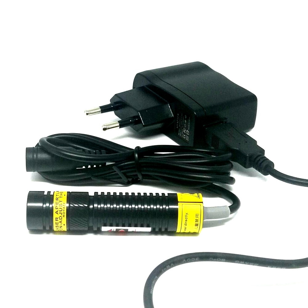 Focusable Cross Beam Green Lights 515nm Laser Module 30mw Mitsubishi Diodes LD 12V Power Adapter w Locator Holder - Image 3
