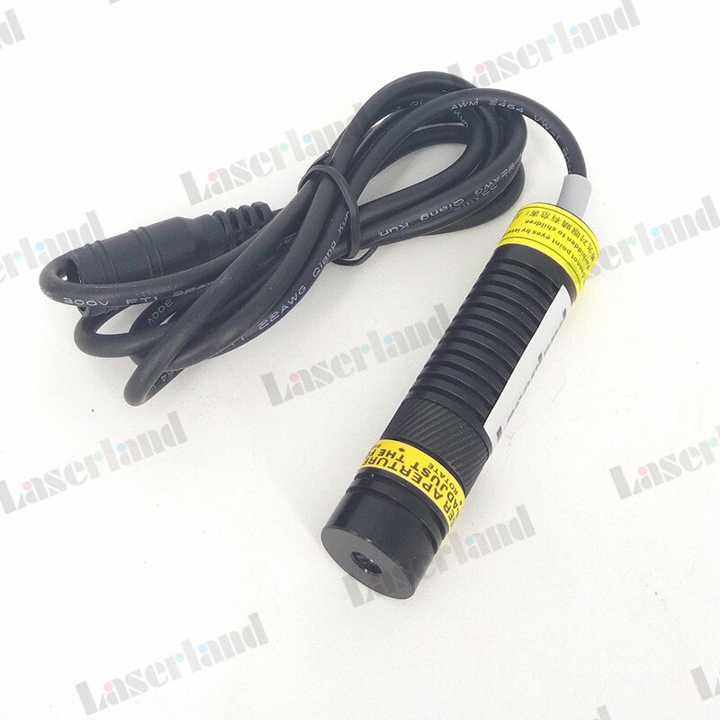 Focusable Green Laser Diode 10mW Adapter 515nm w/ Heatsink Module Cross 16X68mm - Image 3