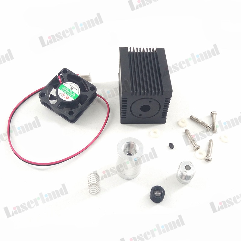 Focusable Housing Case Heatsink for 5.6mm TO18 Laser Diode LD Module Lens Fan - Image 4