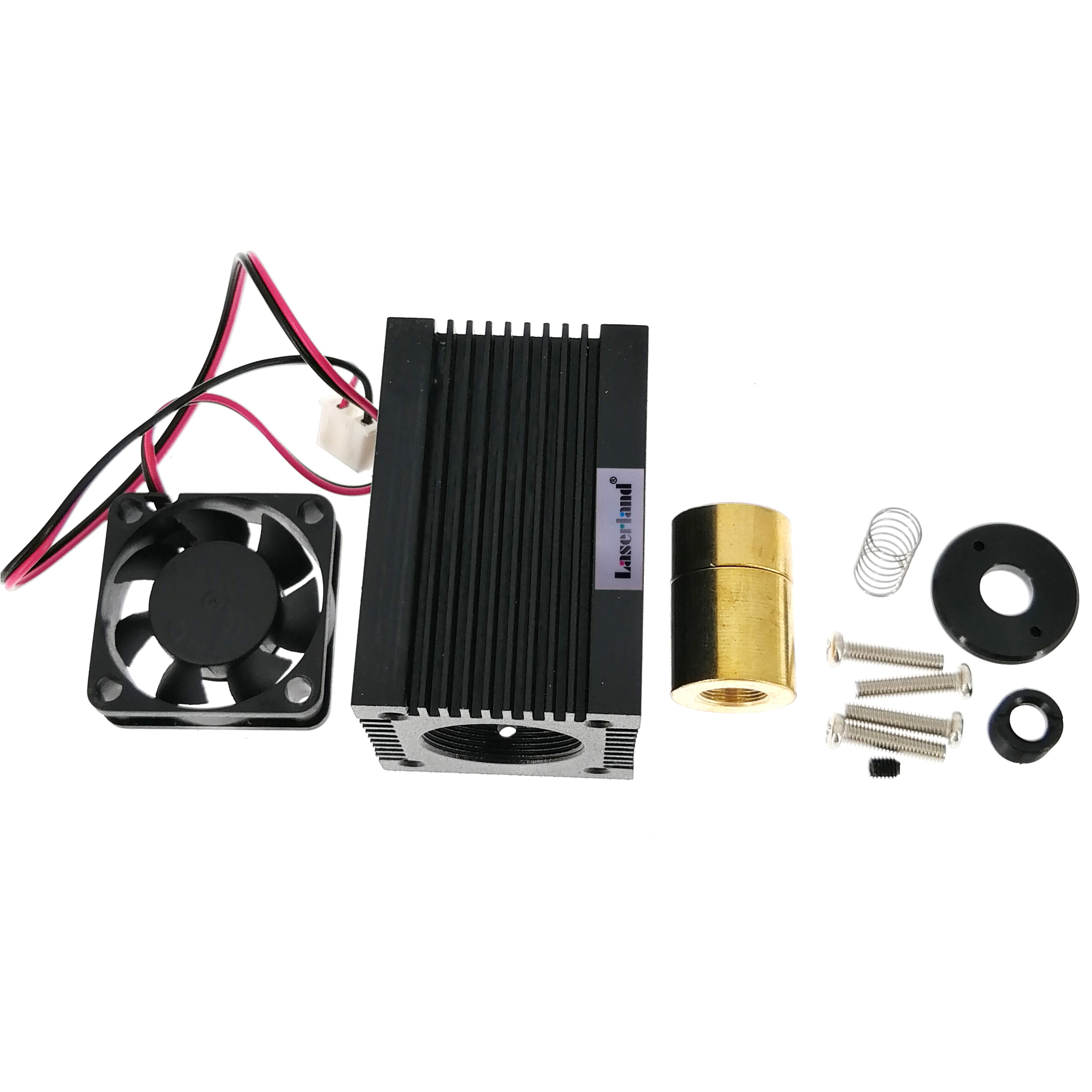 Focusable Housing/Case/Heatsink for 9.0mm TO5 Laser Diode LD Module Plastic Lens Fan 3350 - Image 3