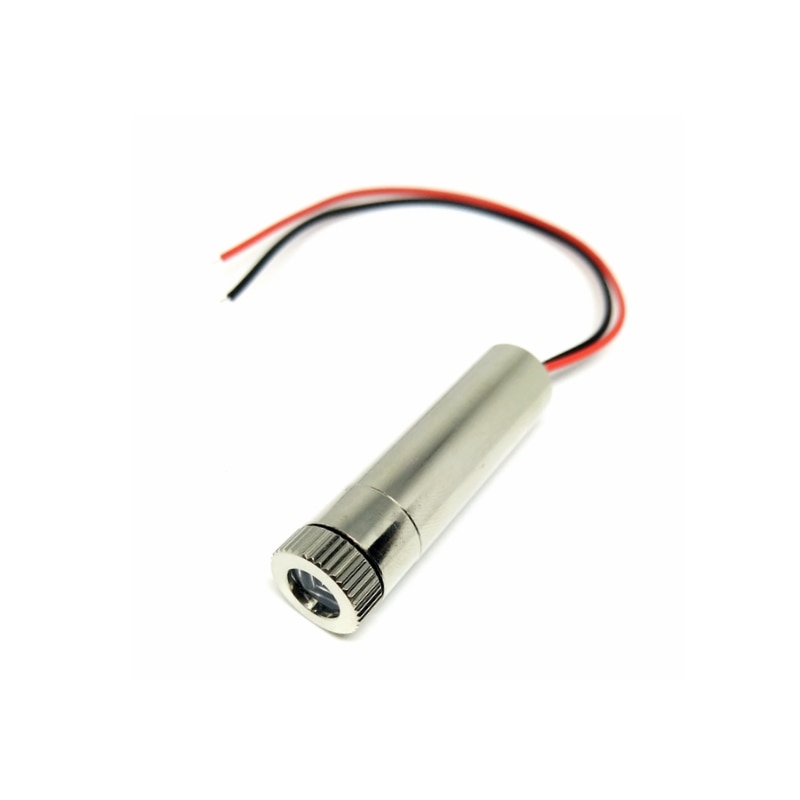 Focusable Industrial Lab 515nm 520nm 50mW Green Laser Diode Cross Module