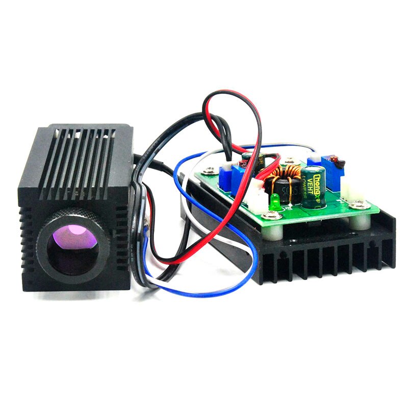 Focusable Powerful 800mW 830nm Infrared IR Point Dot Laser Diode Module TTL 33x80mm Driver w 12V Power Supply - Image 4