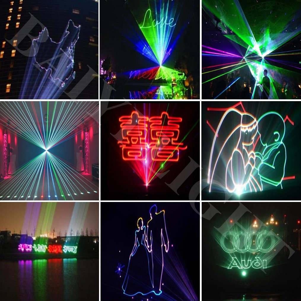 Free Shipping 30W RGB Analog Modulation christmas stage disco laser lighting diodes system - Image 4