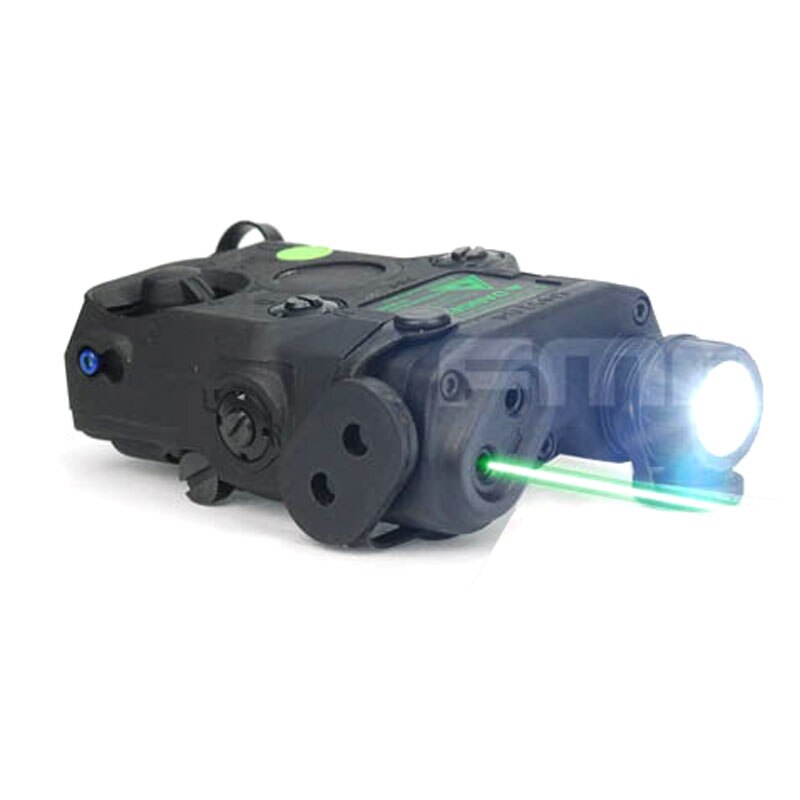 Free Shipping FMA New AN-PEQ-15 Upgrade Version LED White light Green laser with IR Lenses Tactical Military With IR Lenses