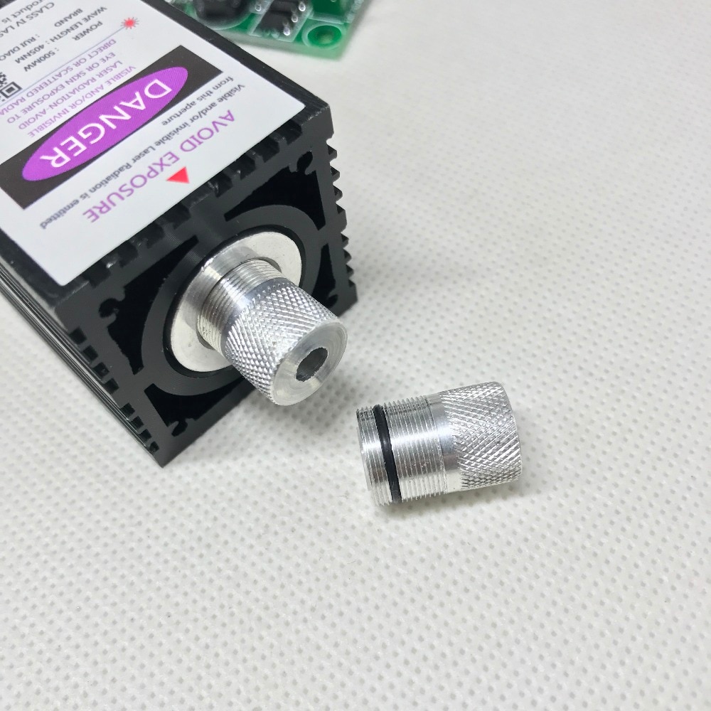Free shipping DIY 500mw 405NM focusing blue purple laser module engraving,with TTL control laser tube diode protective googles - Image 2