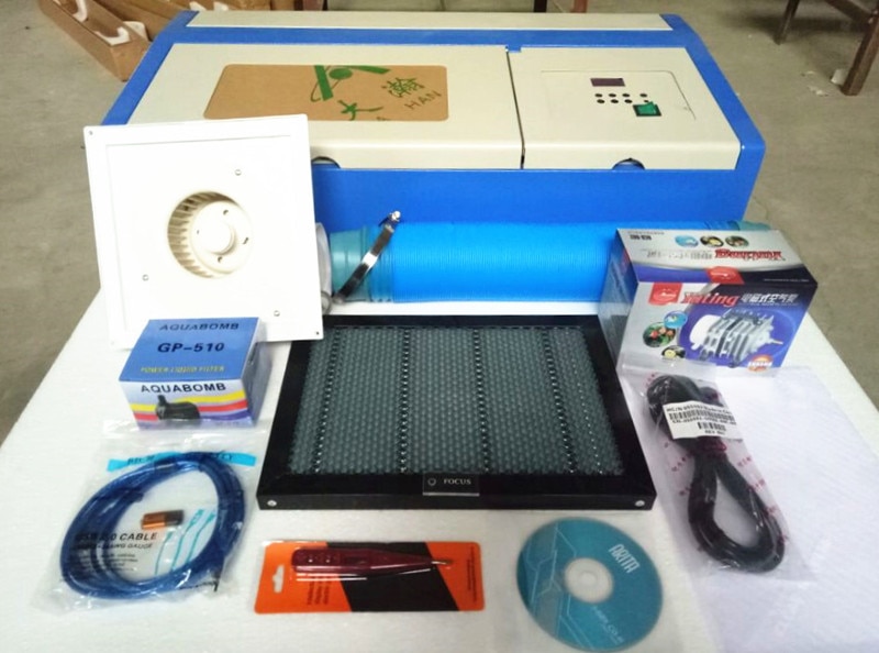 Freeshipping 3020 laser 50W Co2 laser engraving machine industrial laser cutting machine mini high power laser module - Image 5