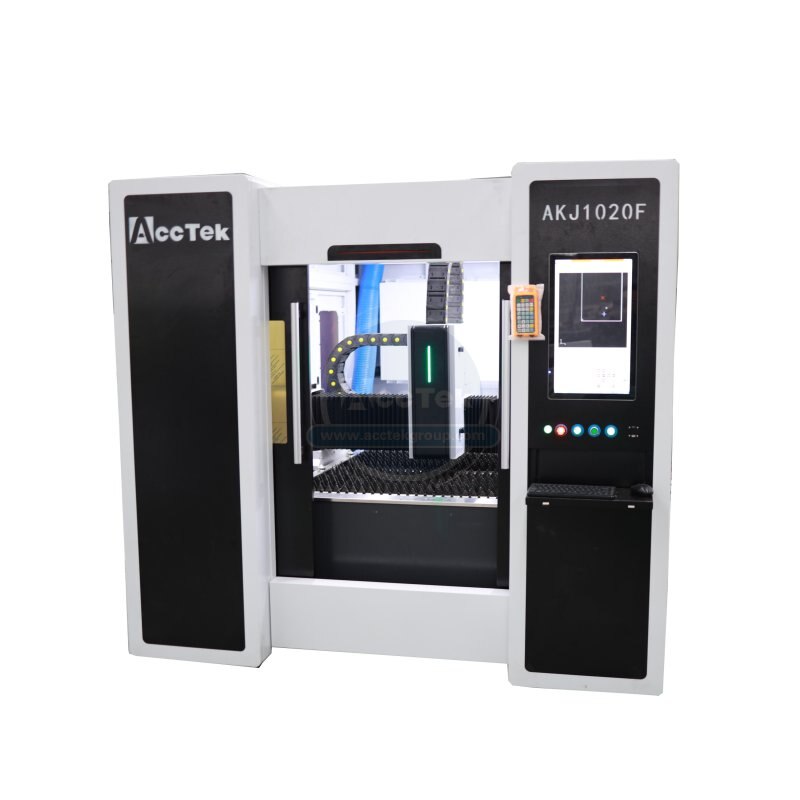 Full Enclosed 1000*2000mm size fiber laser cutting machine for pipe and sheet fiber laser cnc cutter 1KW 1000W - Image 2