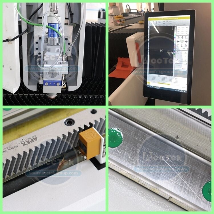 Full Enclosed 1000*2000mm size fiber laser cutting machine for pipe and sheet fiber laser cnc cutter 1KW 1000W - Image 4