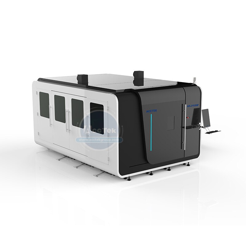 Full Enclosed AccTek AKJ1530FB Fiber Laser 1000w Laser Cutter For Metal Cutting - Image 2