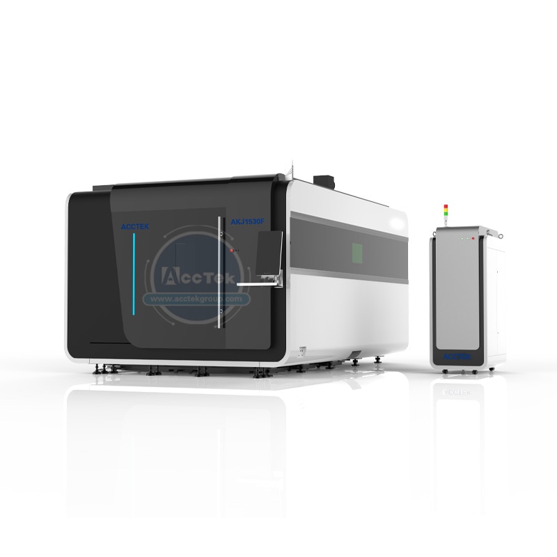 Full Enclosed AccTek AKJ1530FB Fiber Laser 1000w Laser Cutter For Metal Cutting - Image 3
