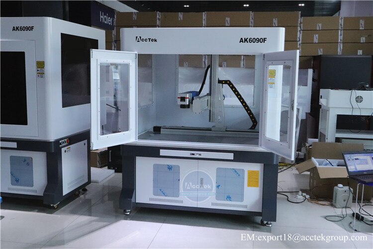 Fully Enclosed Big Size 20W 30W 50W 100W Fiber Laser Marking Machine 600*900mm For Steel Metal Aluminum Plastic - Image 3