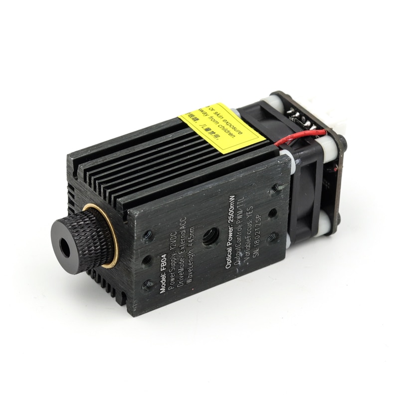 GKTOOLS,405nm 500mW Blue Laser Head Diode Cutting Module For DIY CNC Laser Engraver Support TTL/PWM Power Adjustable FB04-500 - Image 2
