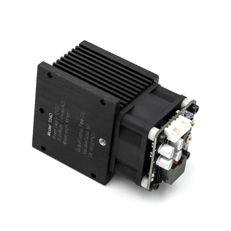 445nm 7500mW Fixed Focus Laser Module Diode TTL /PWM Marking DIY Laser Engraver Cutter - Image 4