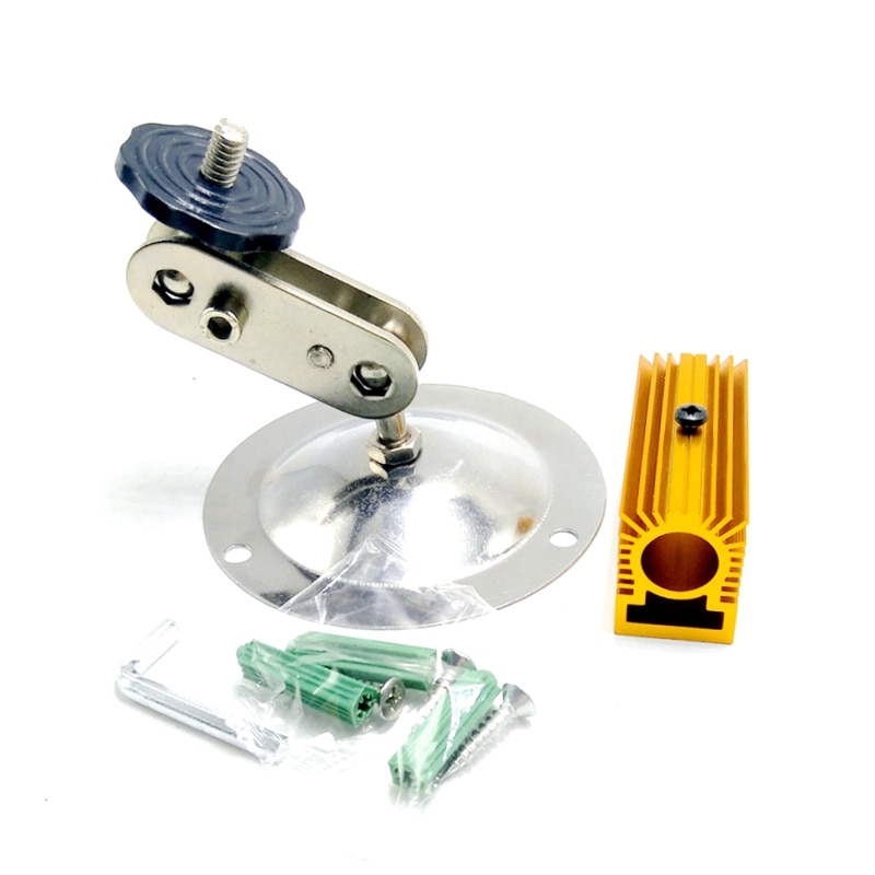 Golden Cooling Heatsink Holder with Universal Bracket Mount for 12mm Laser Diode Module (20×27×50) - Image 3