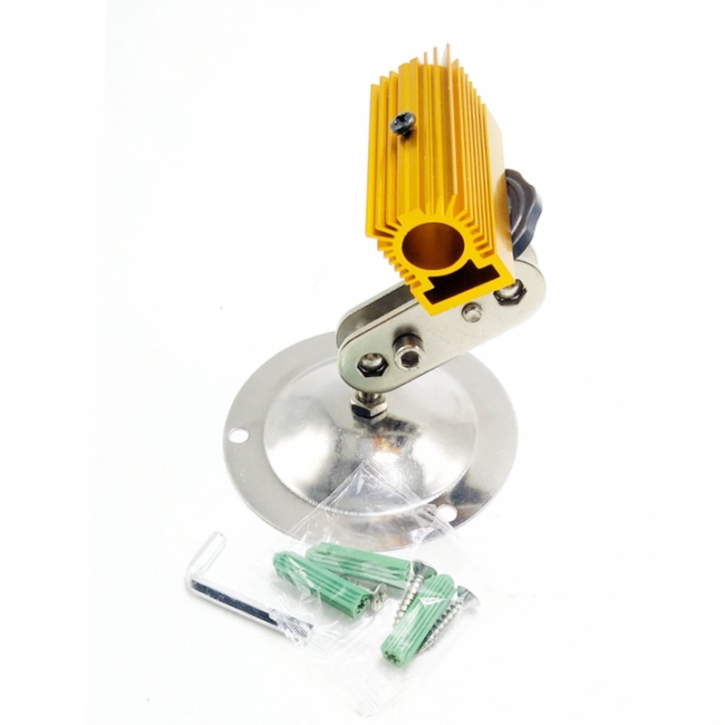 Golden Cooling Heatsink Holder with Universal Bracket Mount for 12mm Laser Diode Module (20×27×50)