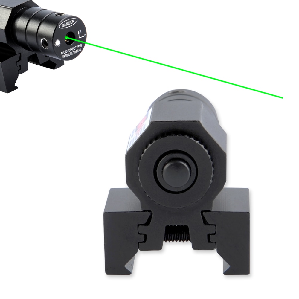 Green Dot Laser Sight 635-655nm with 11mm/20mm Adjustable Picatinny Weaver Mount for Rifle Hunting - Image 4