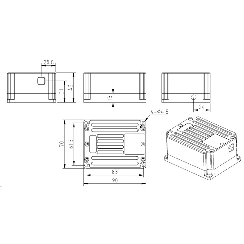 Green Laser Diodes 4W 520nm Laser Module For Laser Light TTL Analogue Optical Maser - Image 4