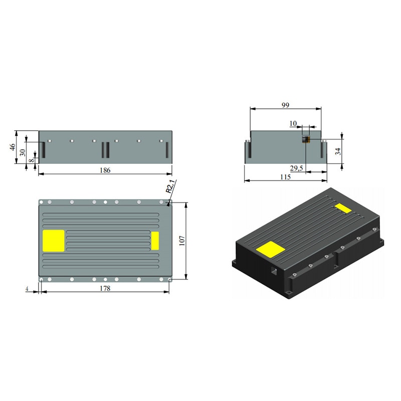 Green Laser Module 10W 520nm Laser Diode High Brightness LD Optics For Stage Laser Light Show TTL Analog Optical Maser DIY Head - Image 4
