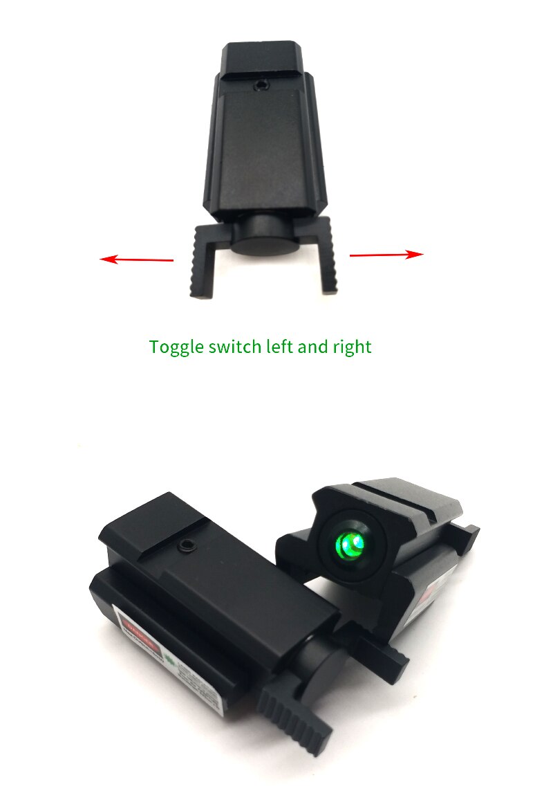 Hanging red and green laser infrared laser sight green light adjustable laser flashlight function sight Glock accessories milit - Image 4